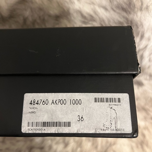 Saint Laurent Black Tribute Ankle Booties, Size 6 US, 36 EU - Picture 8 of 11